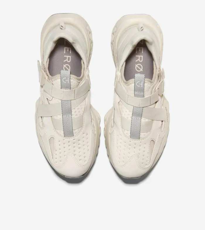Women Running Shoes Cole Haan 5ZERGRAND Monk Strap Running Shoe Silver Birchcity Skyline