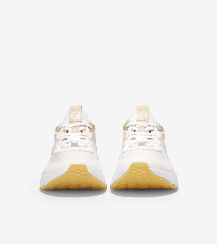 Women Running Shoes Cole Haan 5ZERGRAND Running Shoes Optic Whitebleached Tan