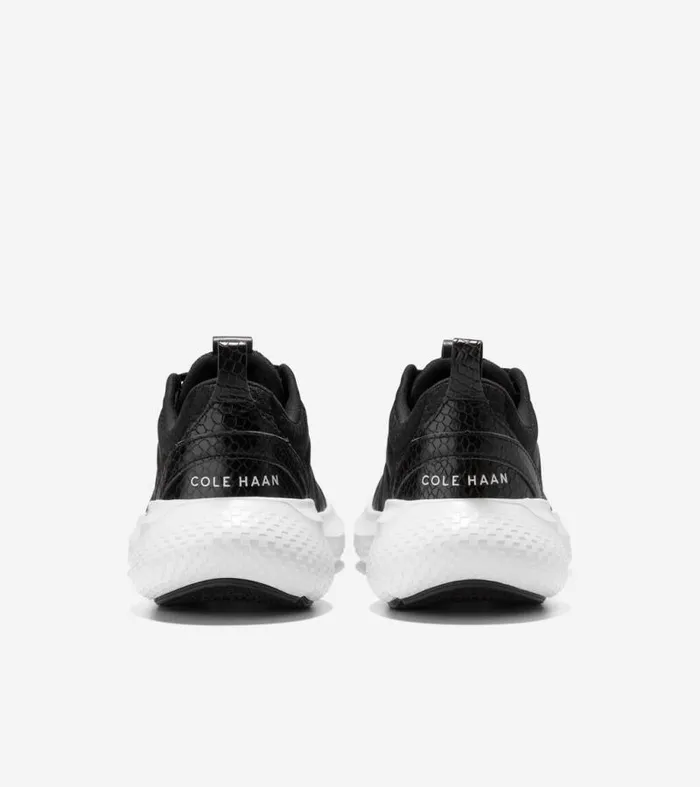 Women Running Shoes Cole Haan ZERGRAND City XTrainer Sneakers Blackgray Pinstripeoptic White