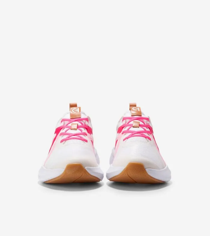 Women Running Shoes Cole Haan ZERGRAND City XTrainer Sneakers Knockout Pinknaturaloptic White