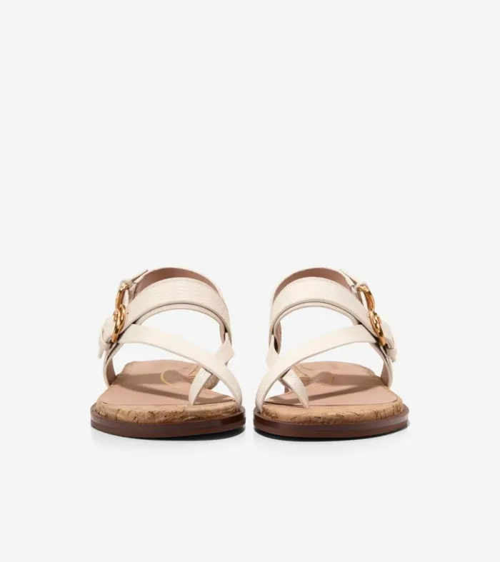 Women Sandals Cole Haan Anica Lux Buckle Sandals Ivorynatural