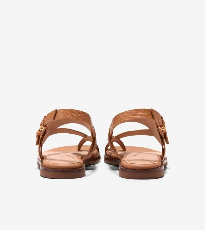 Women Sandals Cole Haan Anica Lux Buckle Sandals Pecan Brown