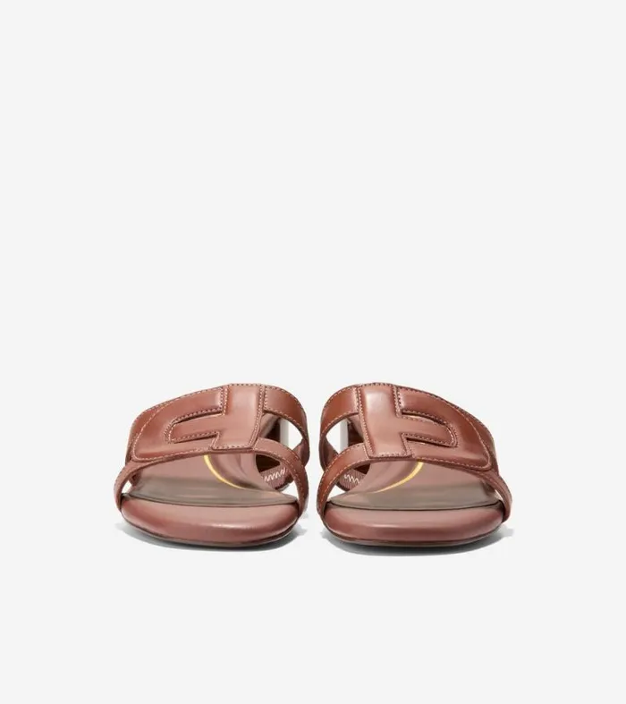 Women Sandals Cole Haan Chrisee Block Heel Sandals Cuoio