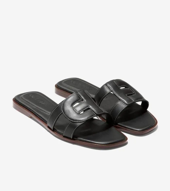 Women Sandals Cole Haan Chrisee Slide Sandals Black