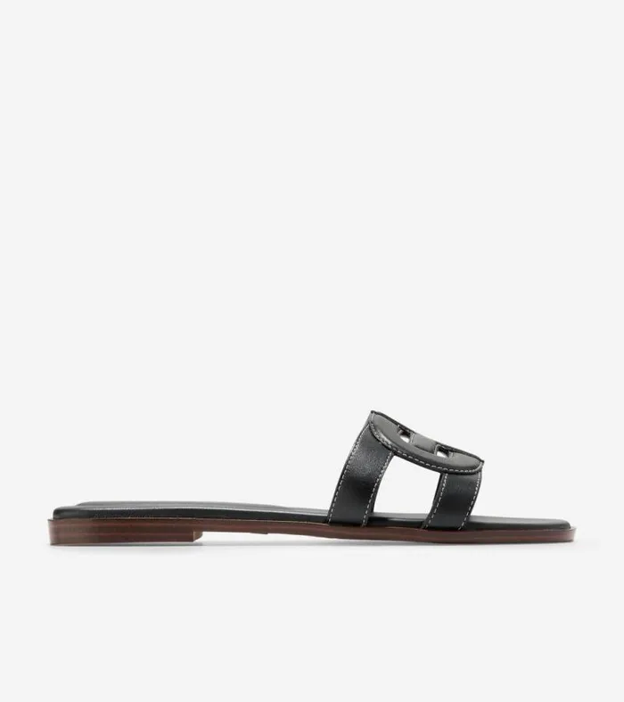 Women Sandals Cole Haan Chrisee Slide Sandals Black