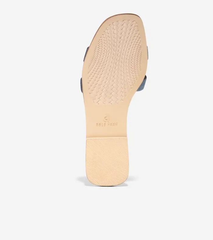 Women Sandals Cole Haan Chrisee Slide Sandals Denimcaramel