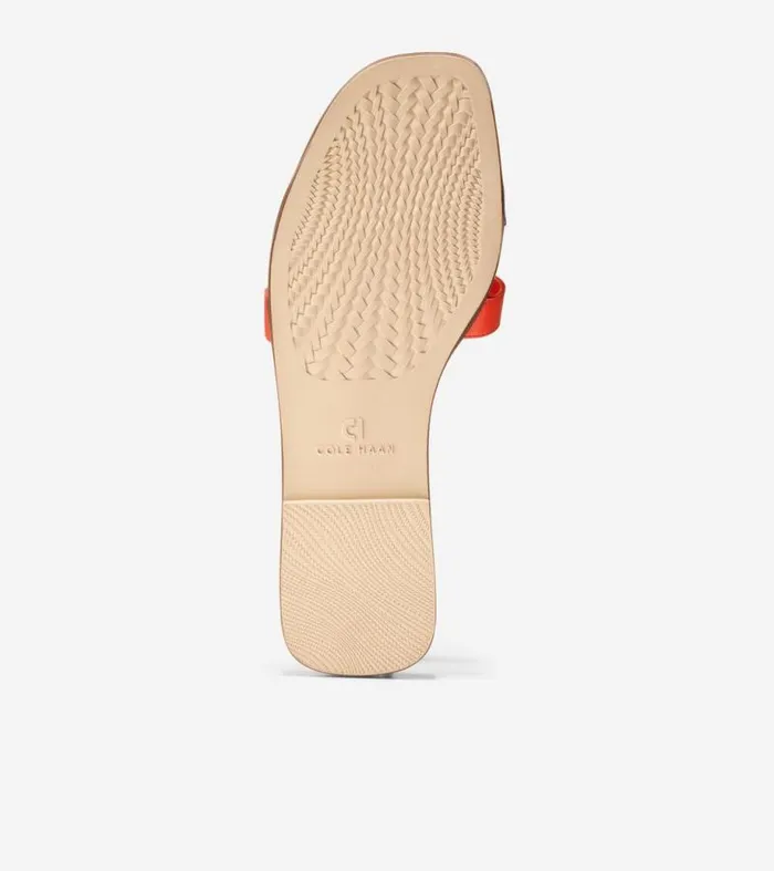 Women Sandals Cole Haan Chrisee Slide Sandals Nasturtium Orange