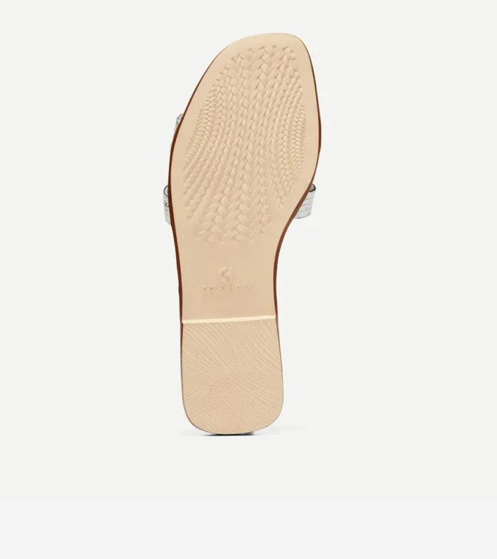 Women Sandals Cole Haan Chrisee Slide Sandals Snake Printivory