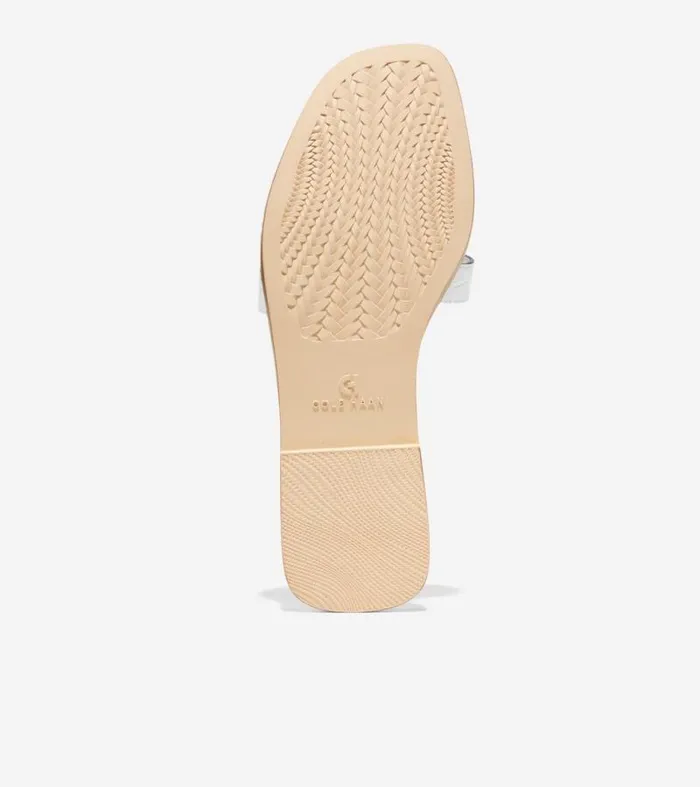 Women Sandals Cole Haan Chrisee Slide Sandals White Croc