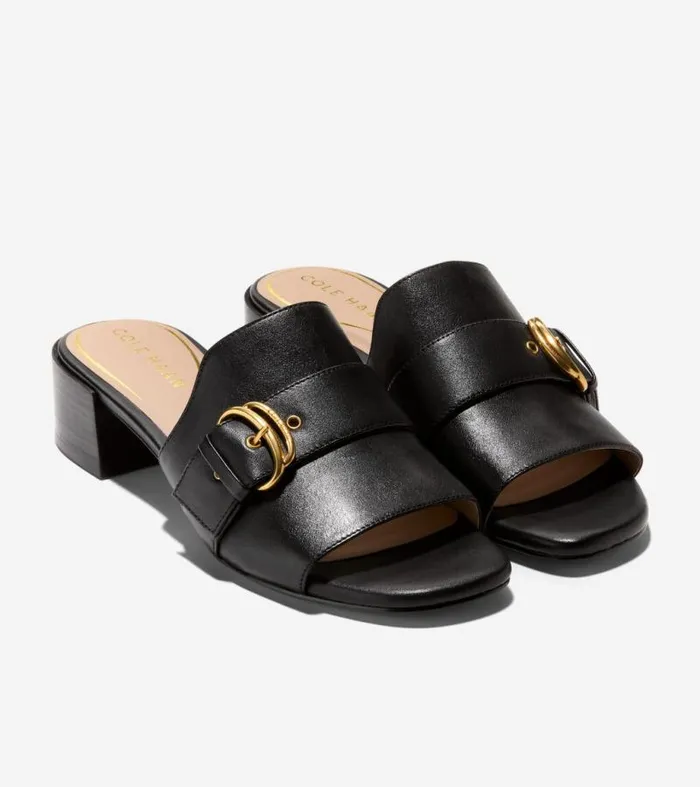 Women Sandals Cole Haan Crosby Slide Sandals Black