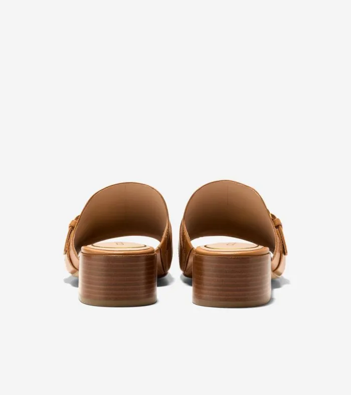 Women Sandals Cole Haan Crosby Slide Sandals Caramel