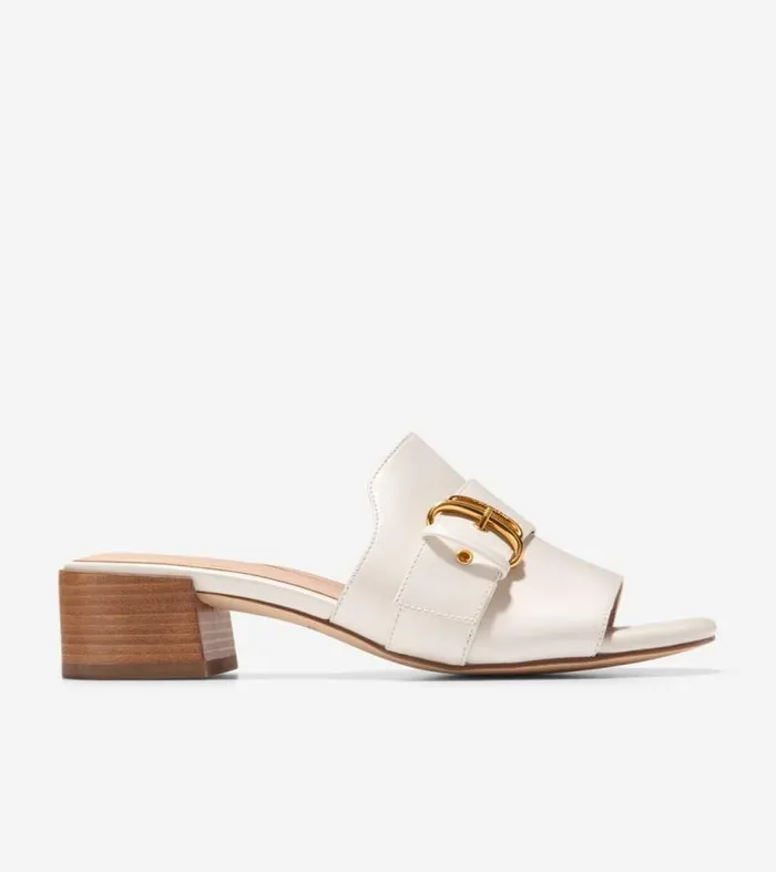 Women Sandals Cole Haan Crosby Slide Sandals Ivory