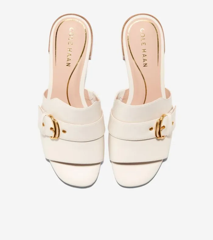 Women Sandals Cole Haan Crosby Slide Sandals Ivory