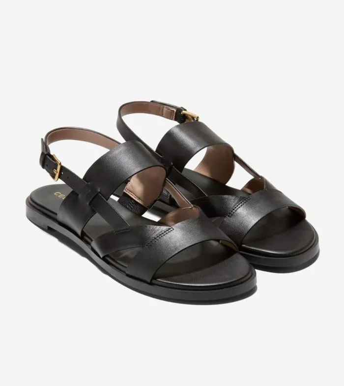 Women Sandals Cole Haan Fawn Sandals Black Leather