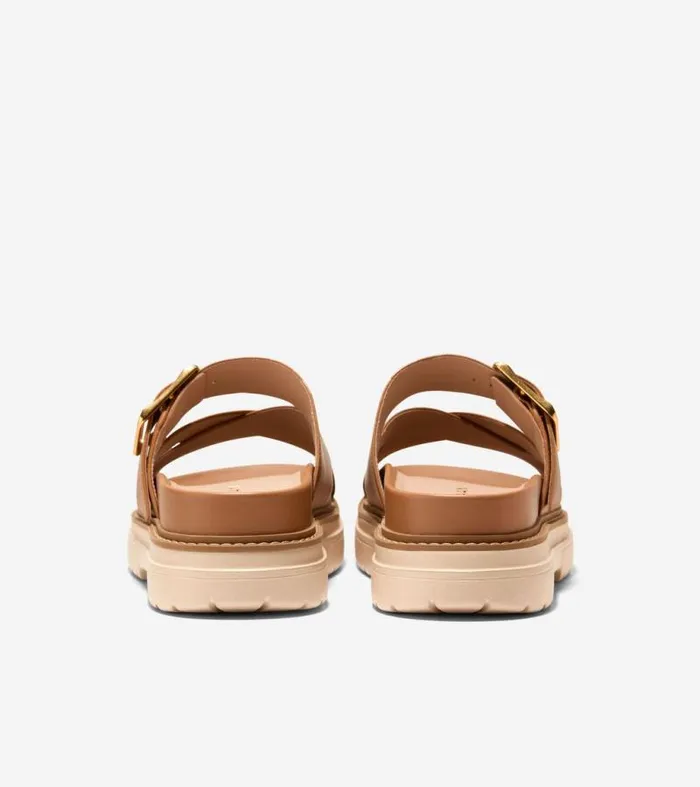 Women Sandals Cole Haan Fraya Slide Sandals Caramel