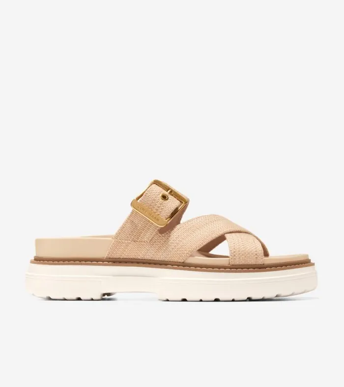Women Sandals Cole Haan Fraya Slide Sandals Natural