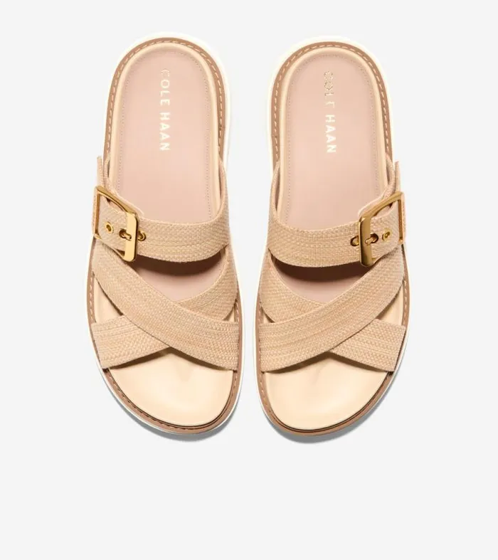 Women Sandals Cole Haan Fraya Slide Sandals Natural