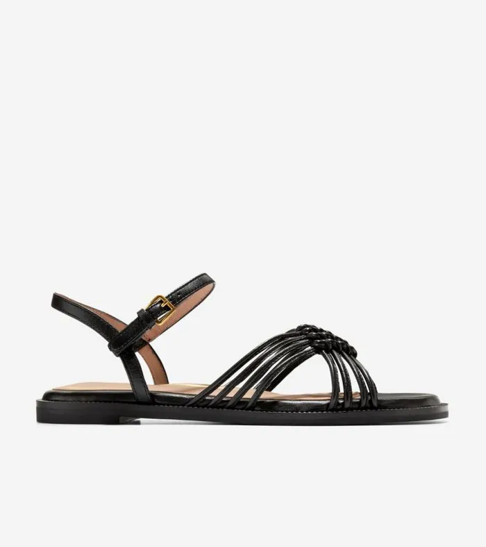 Women Sandals Cole Haan Jitney Knot Sandals Black