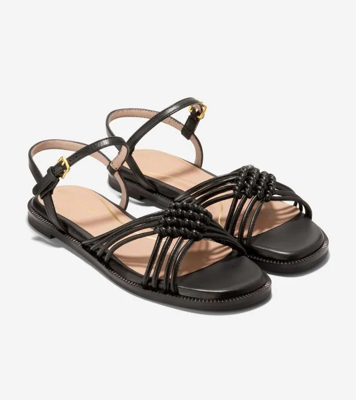 Women Sandals Cole Haan Jitney Knot Sandals Black
