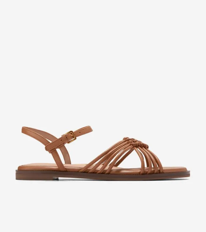 Women Sandals Cole Haan Jitney Knot Sandals Pecan