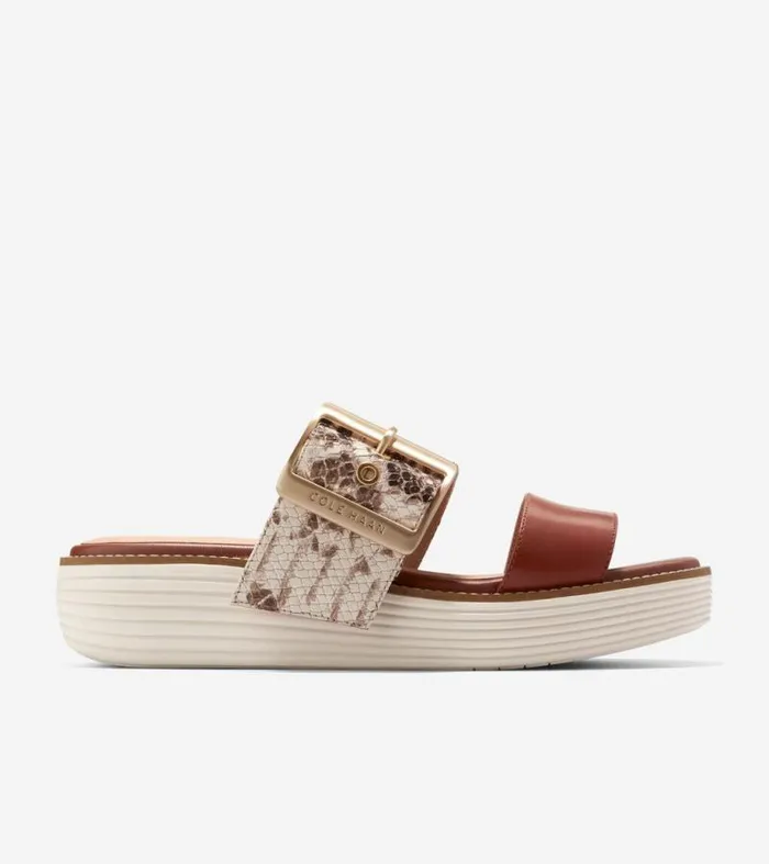 Women Sandals Cole Haan riginalGrand Platform Slides Sandollar Snake Printcuoio Brownivory Women Sandals Cole Haan riginalGrand Platform Slides Sandollar Snake Printcuoio Brownivory