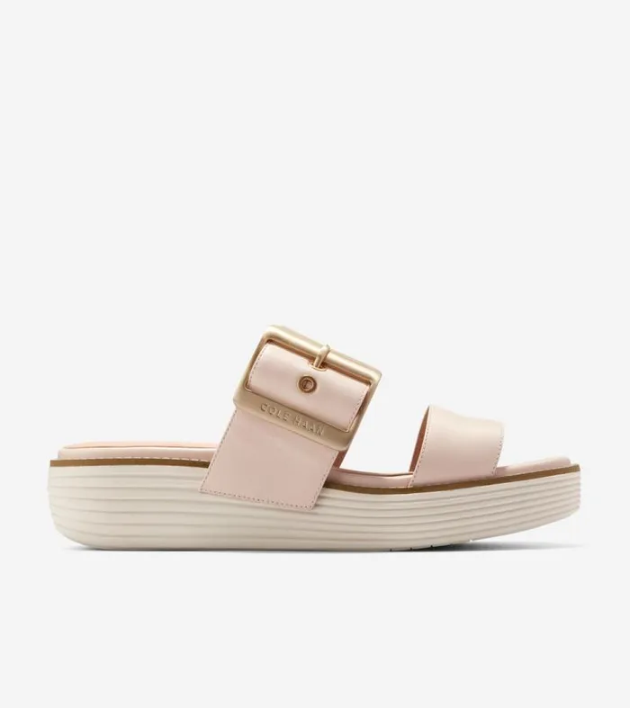 Women Sandals Cole Haan riginalGrand Platform Slides Sandollarivory