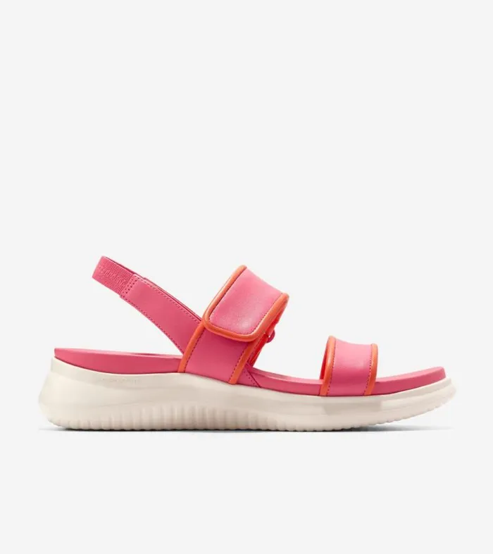 Women Sandals Cole Haan ZERGRAND Meritt Sandals Camellia Rosenasturtium Orangeivory