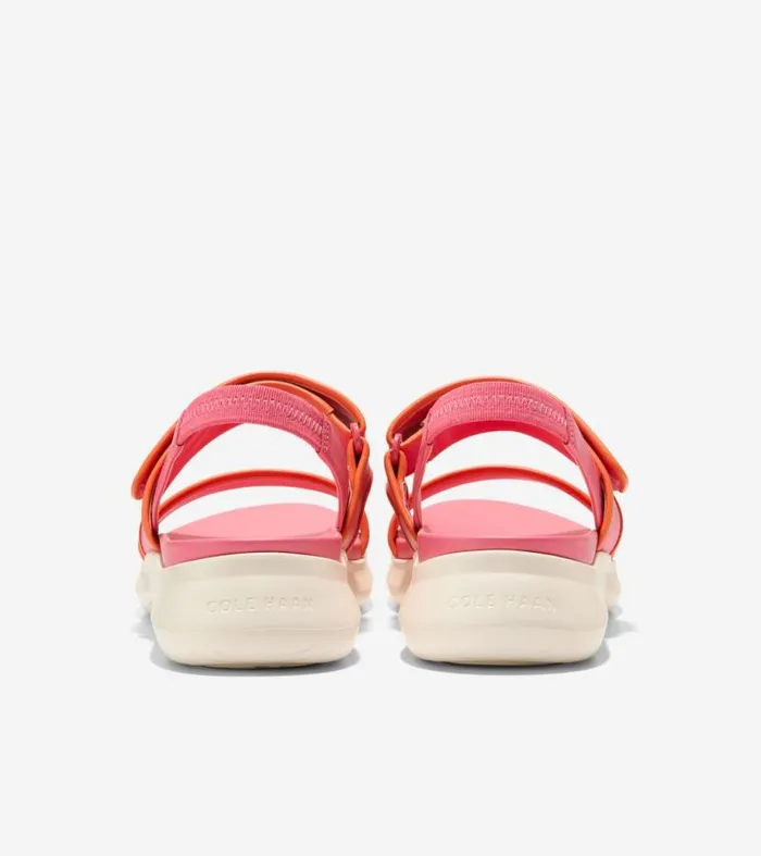 Women Sandals Cole Haan ZERGRAND Meritt Sandals Camellia Rosenasturtium Orangeivory