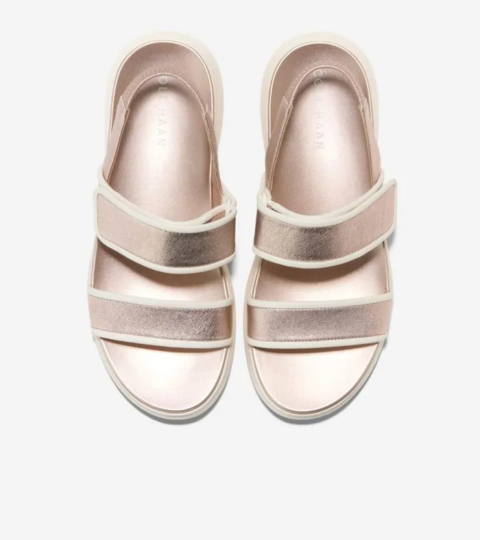 Women Sandals Cole Haan ZERGRAND Meritt Sandals Rose Goldivory