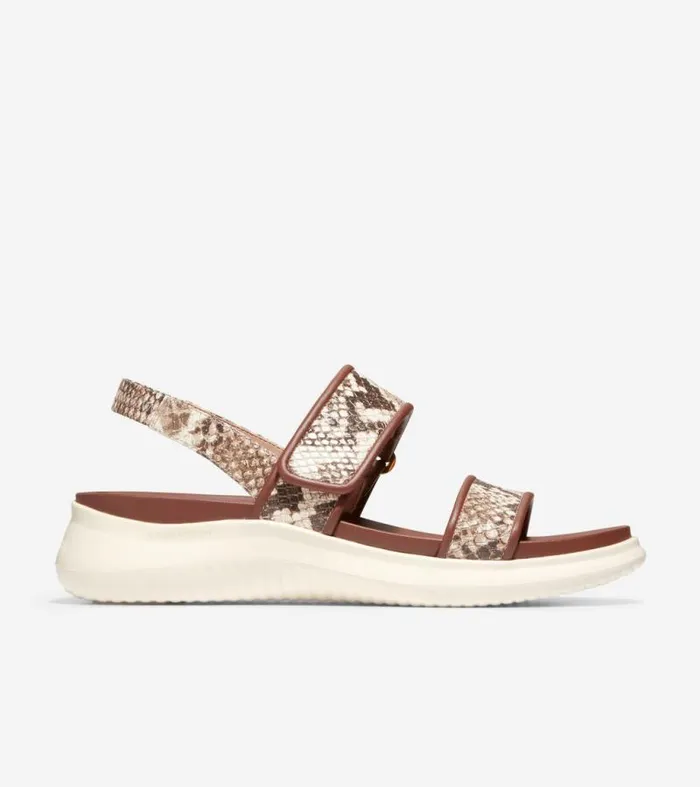 Women Sandals Cole Haan ZERGRAND Meritt Sandals Sandollar Snake Printbirch