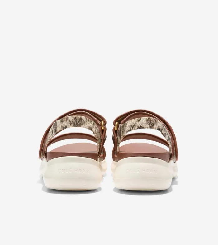 Women Sandals Cole Haan ZERGRAND Meritt Sandals Sandollar Snake Printbirch