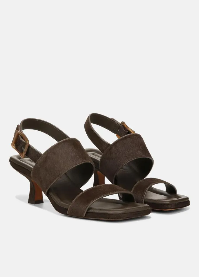 Women Sandals Vince Cira Calf Hair Heeled Sandal Clove