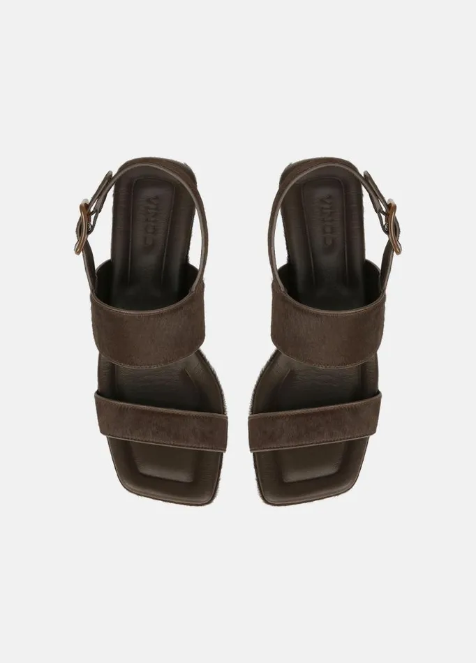 Women Sandals Vince Cira Calf Hair Heeled Sandal Clove