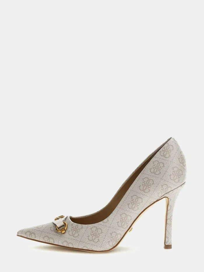 Women Scalee 4g Logo Court Shoes Grey Multi Guess Heels