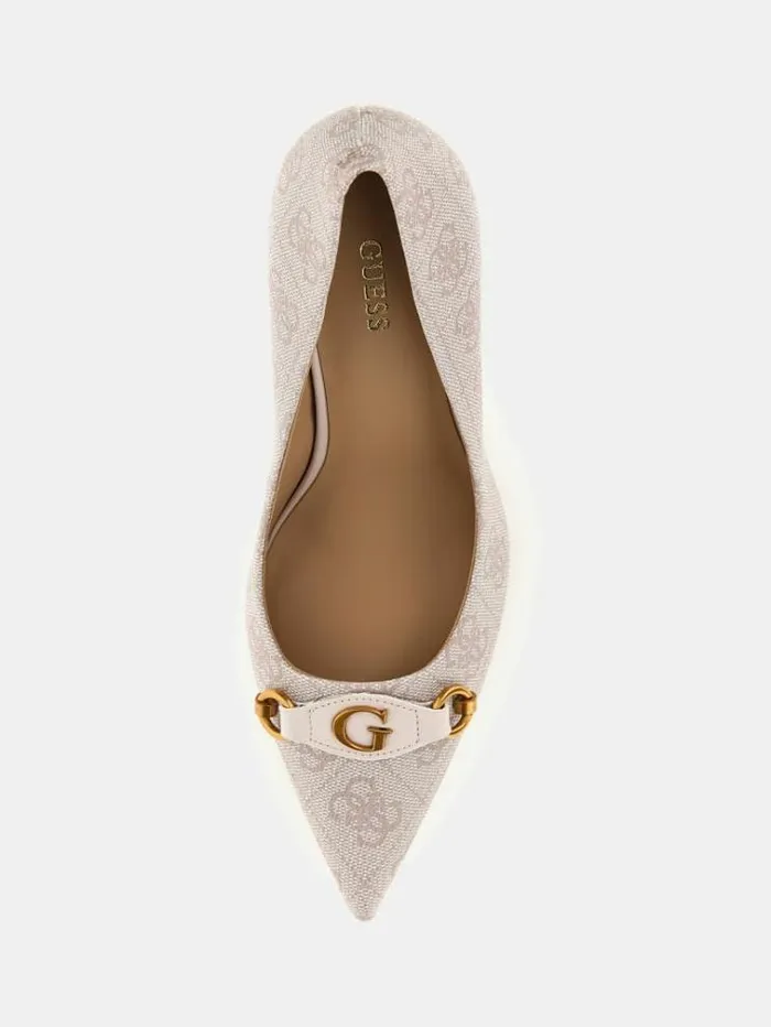 Women Scalee 4g Logo Court Shoes Grey Multi Guess Heels