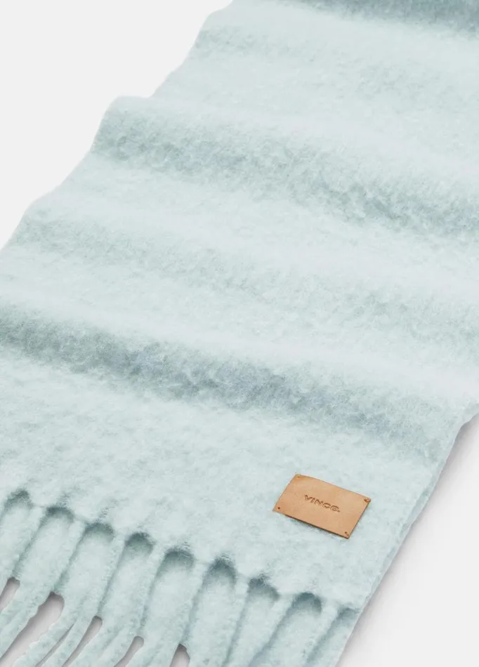 Women Scarves Hats and Gloves Vince AlpacaBlend Scarf Sea Mist