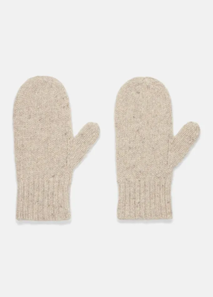 Women Scarves Hats and Gloves Vince Cashmere Donegal Mitten Biscuit