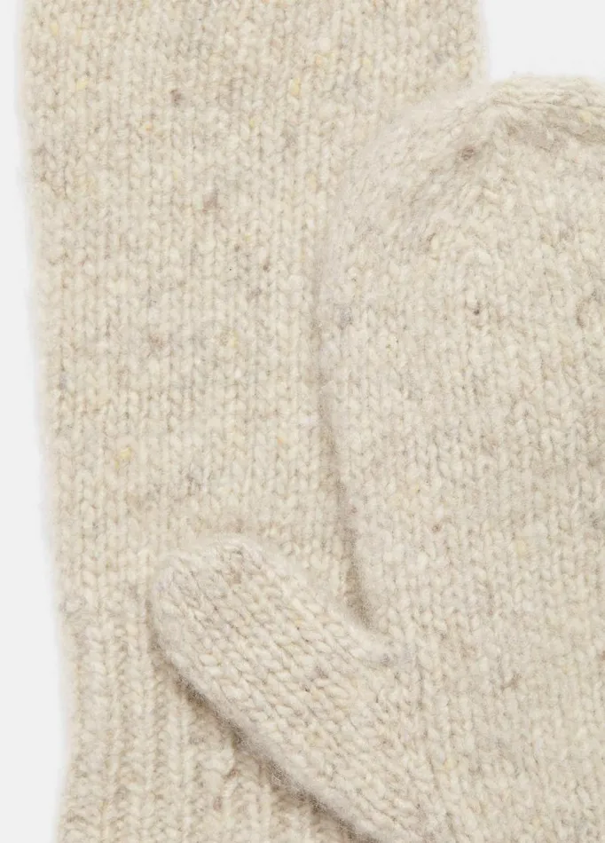 Women Scarves Hats and Gloves Vince Cashmere Donegal Mitten Biscuit