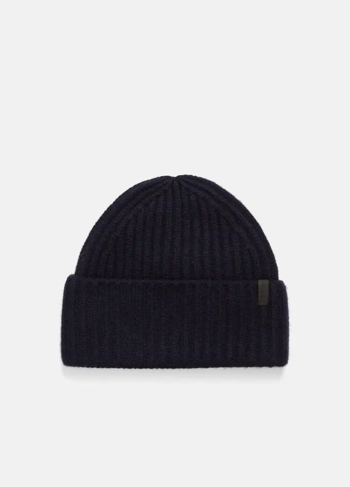 Women Scarves Hats and Gloves Vince Plush Cashmere Chunky Knit Hat Coastal Blue Women Scarves Hats and Gloves Vince Plush Cashmere Chunky Knit Hat Coastal Blue