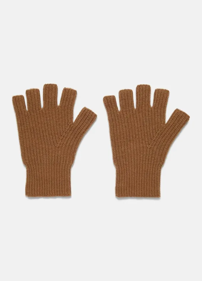 Women Scarves Hats and Gloves Vince Plush Cashmere RibKnit Fingerless Glove Mink Women Scarves Hats and Gloves Vince Plush Cashmere RibKnit Fingerless Glove Mink