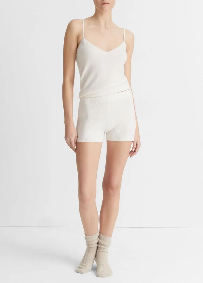 Women Shirts and Tops Vince Cashmere Knit Camisole Off White