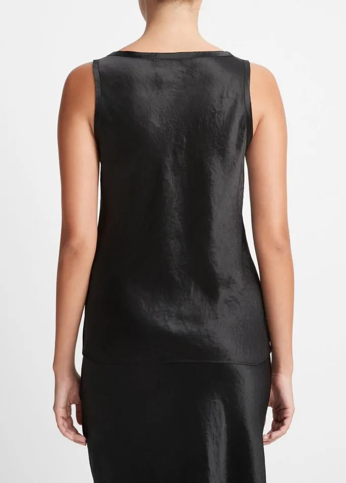 Women Shirts and Tops Vince RawEdge Tank Black