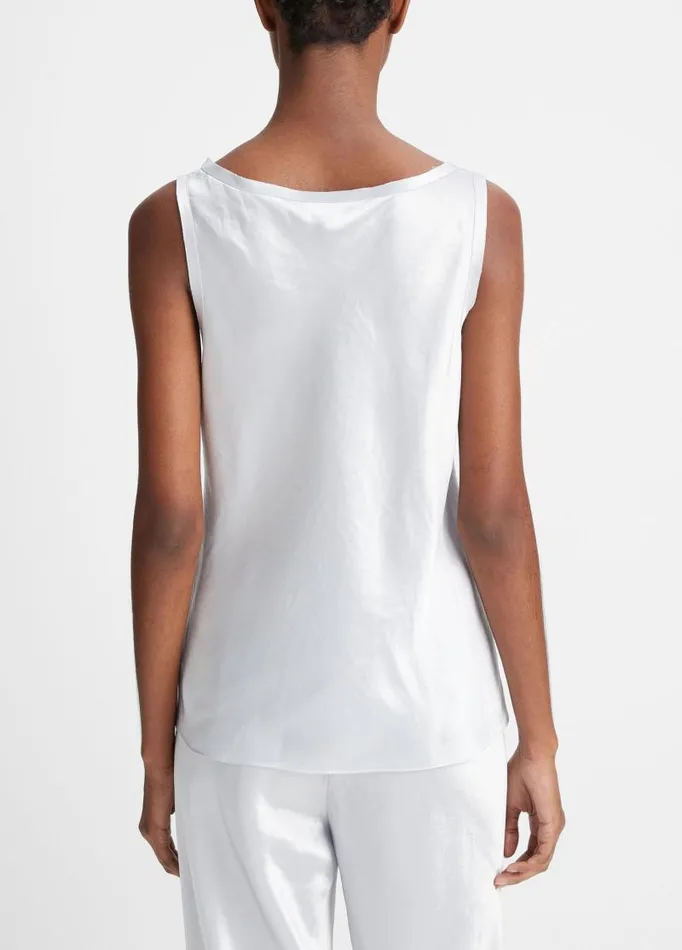 Women Shirts and Tops Vince RawEdge Tank Silverstone