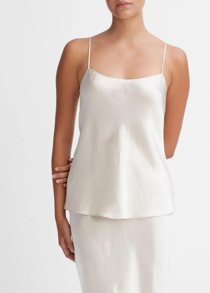Women Shirts and Tops Vince Satin Cami Champagne