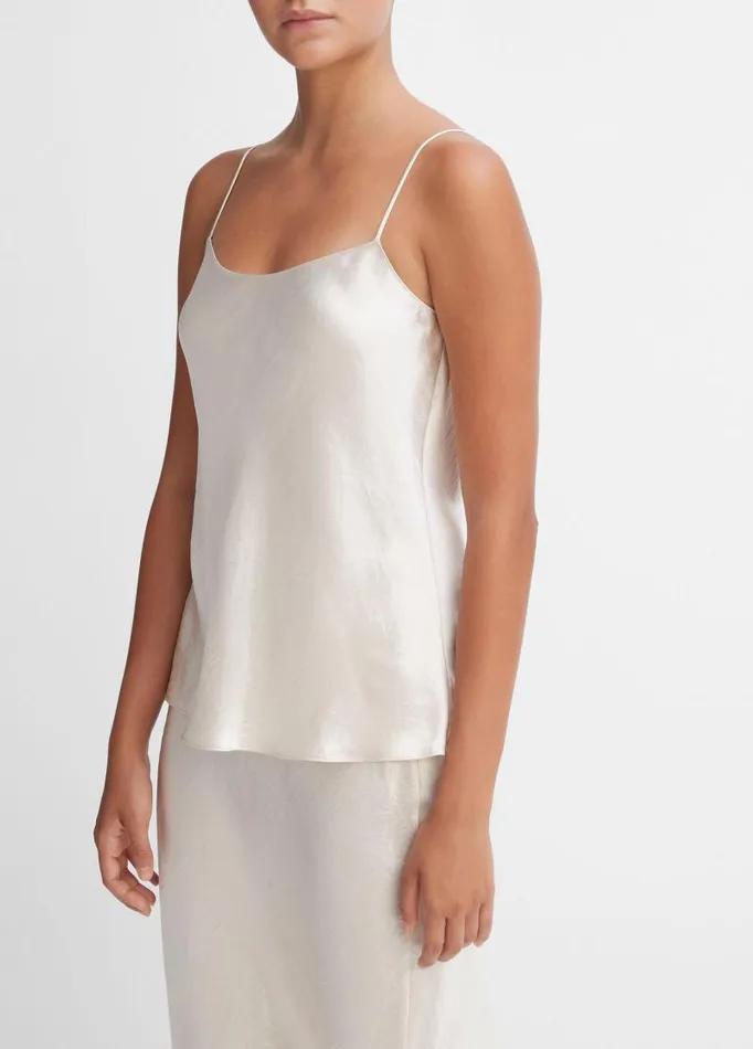 Women Shirts and Tops Vince Satin Cami Champagne