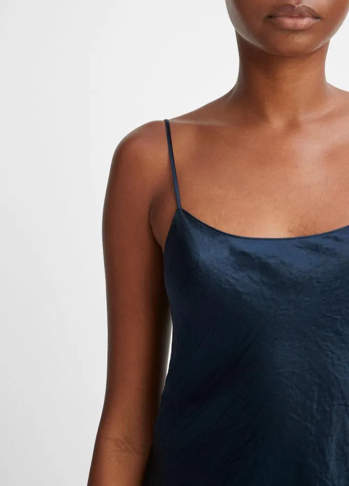 Women Shirts and Tops Vince Satin Cami Coastal Blue