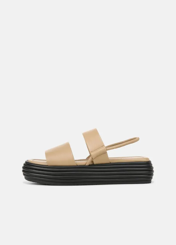 Women Shoes Vince Priya Leather Platform Sandal Dune
