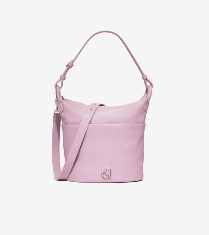 Women Shoulder Bags Cole Haan Essential Soft Bucket Bag Mauve
