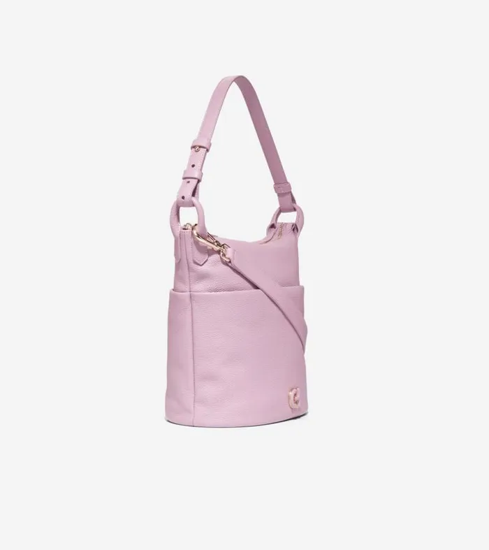 Women Shoulder Bags Cole Haan Essential Soft Bucket Bag Mauve