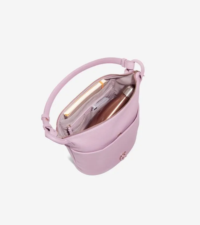 Women Shoulder Bags Cole Haan Essential Soft Bucket Bag Mauve